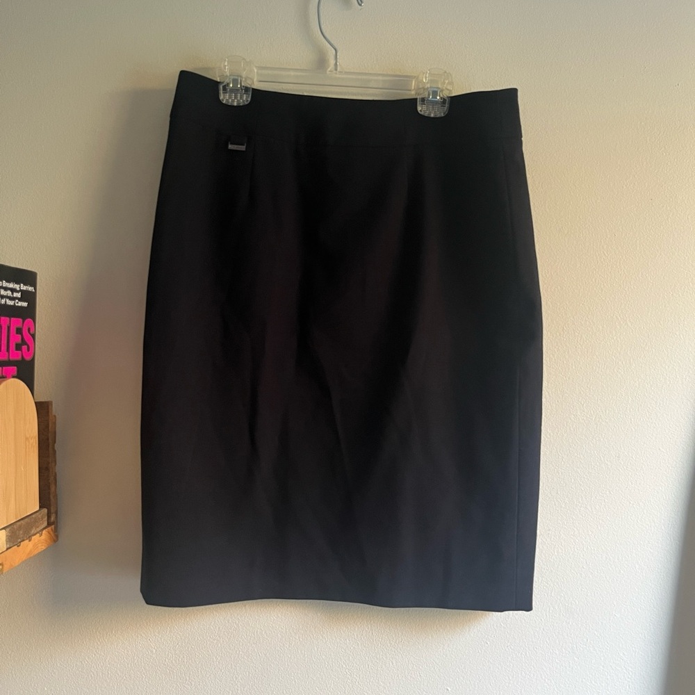 Calvin Klein, navy blue pencil skirt